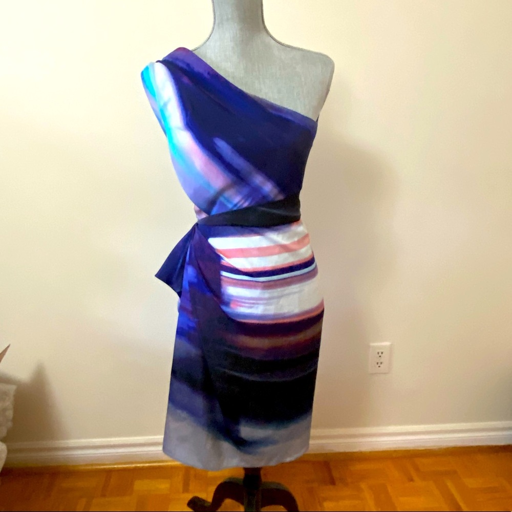 Rachel Roy One Shoulder Dress